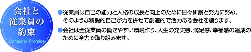 会社と従業員の約束